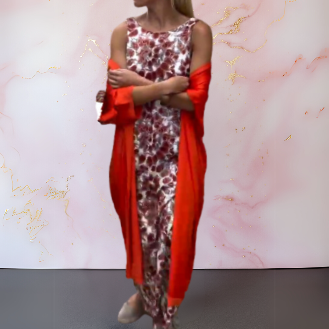 Melanie™ | Κομψό φόρεμα με κάρντιγκαν